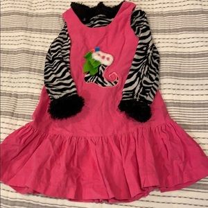 Peaches ‘n Cream Christmas stocking dress